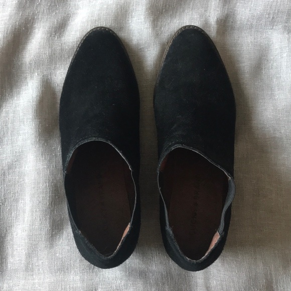 Lucky Brand black suede ankle booties - Picture 2 of 5